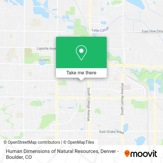 Mapa de Human Dimensions of Natural Resources