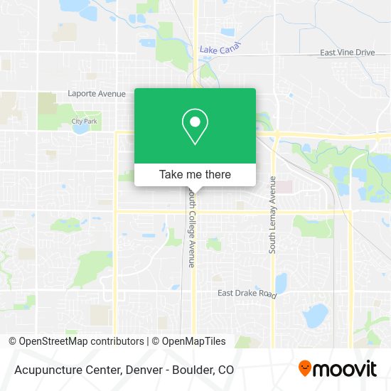 Acupuncture Center map