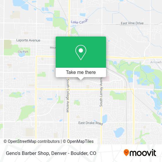 Geno's Barber Shop map