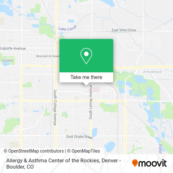 Allergy & Asthma Center of the Rockies map