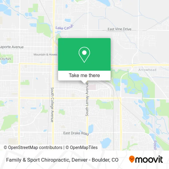Family & Sport Chiropractic map