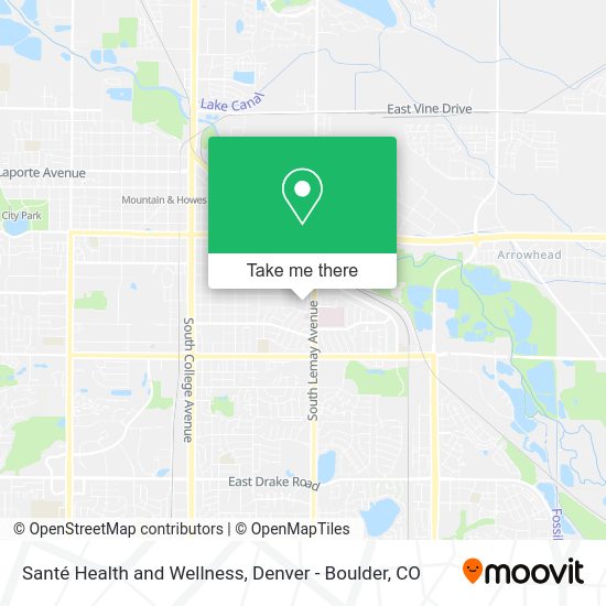 Santé Health and Wellness map