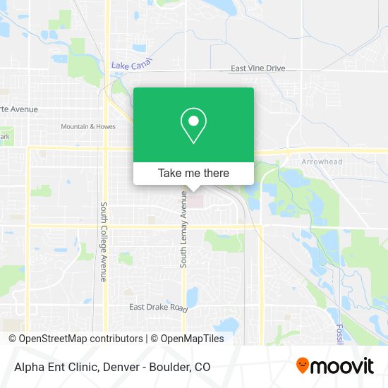Alpha Ent Clinic map