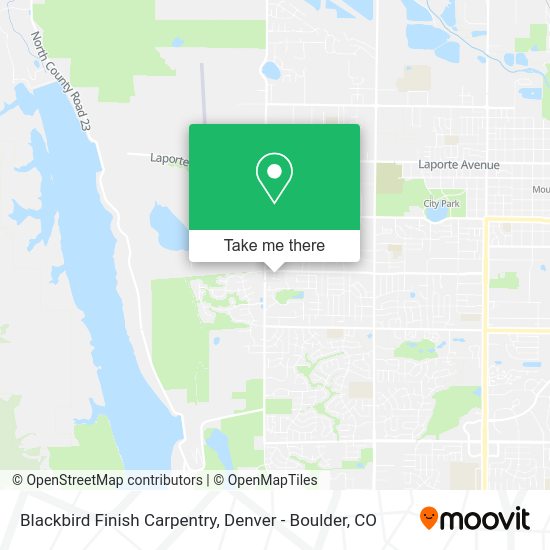Blackbird Finish Carpentry map