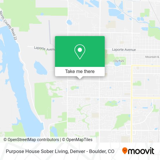 Purpose House Sober Living map