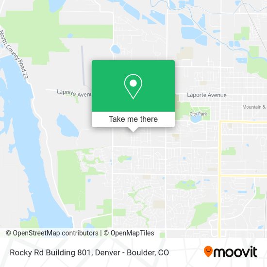 Rocky Rd Building 801 map