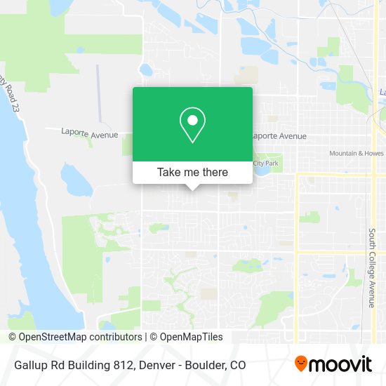 Gallup Rd Building 812 map