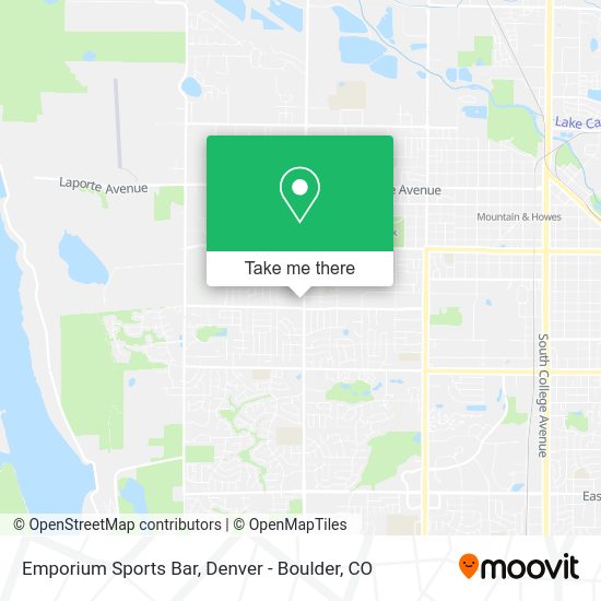 Mapa de Emporium Sports Bar