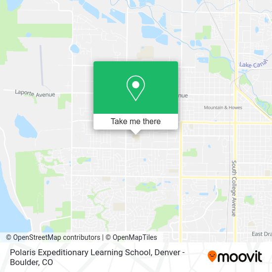 Mapa de Polaris Expeditionary Learning School