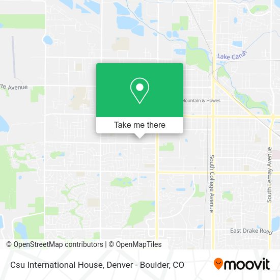 Csu International House map