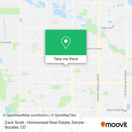 Mapa de Zack Scott - Homestead Real Estate