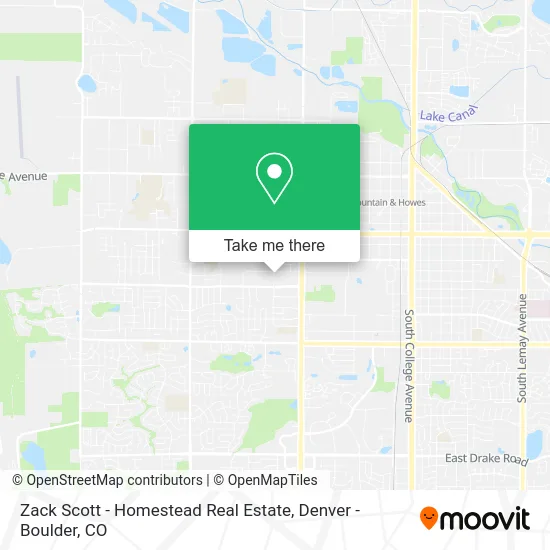 Zack Scott - Homestead Real Estate map