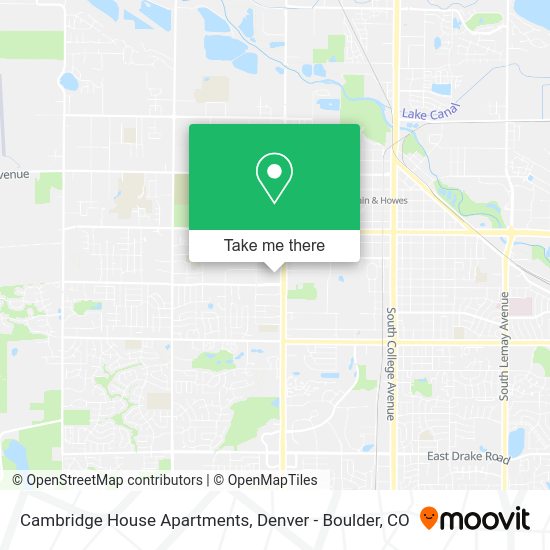 Mapa de Cambridge House Apartments