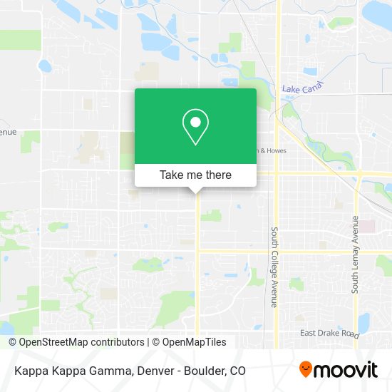 Kappa Kappa Gamma map