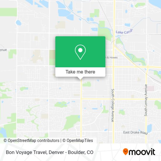 Bon Voyage Travel map