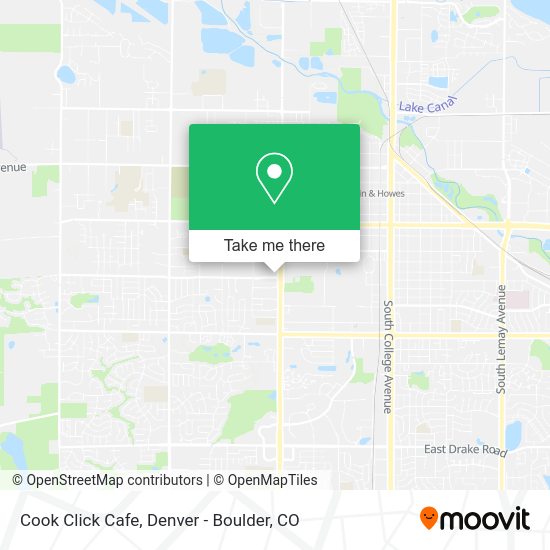 Cook Click Cafe map