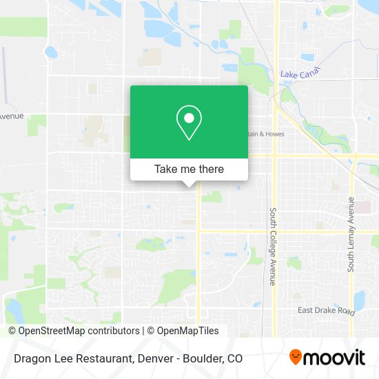 Mapa de Dragon Lee Restaurant