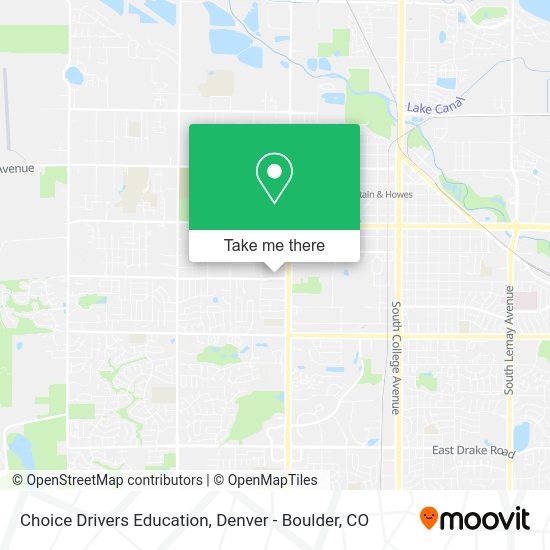 Choice Drivers Education map