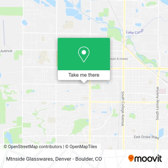 Mapa de Mtnside Glasswares