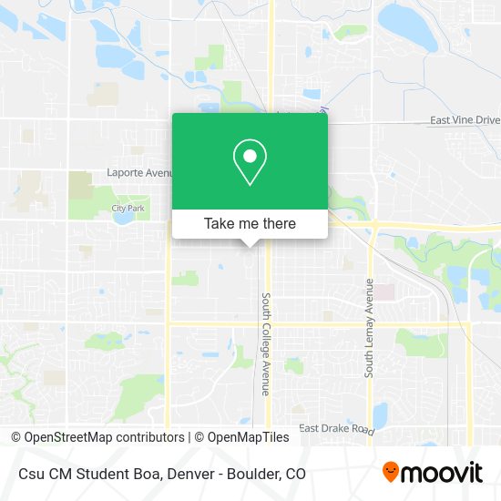 Csu CM Student Boa map