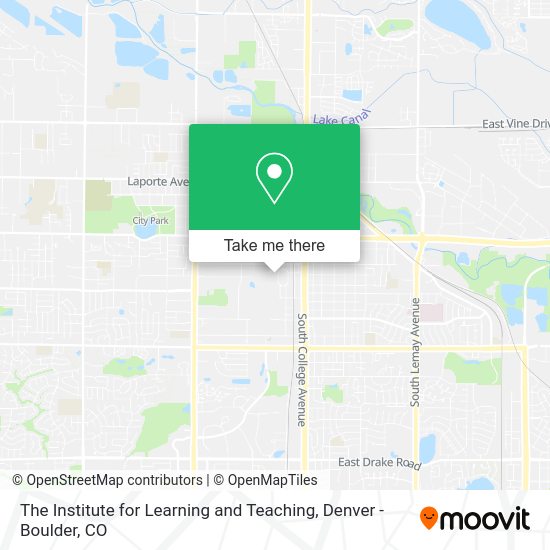 Mapa de The Institute for Learning and Teaching