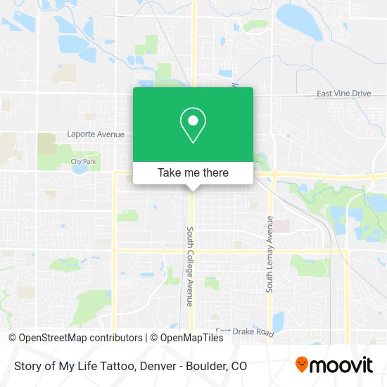 Story of My Life Tattoo map