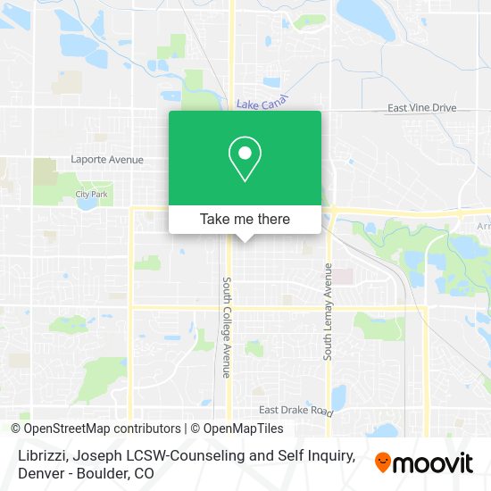 Librizzi, Joseph LCSW-Counseling and Self Inquiry map