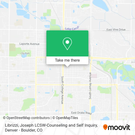 Librizzi, Joseph LCSW-Counseling and Self Inquiry map