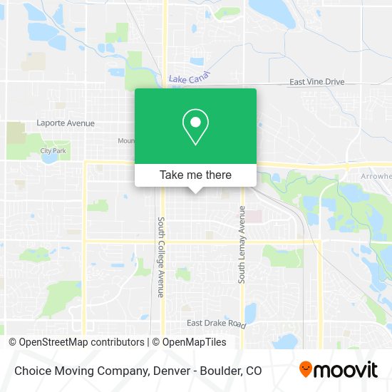 Choice Moving Company map