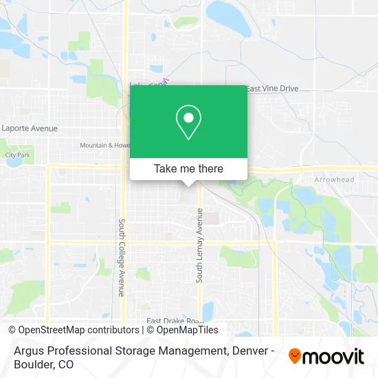 Argus Professional Storage Management map