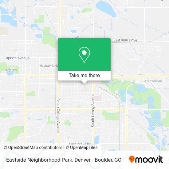 Eastside Neighborhood Park map