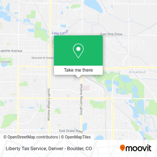 Liberty Tax Service map