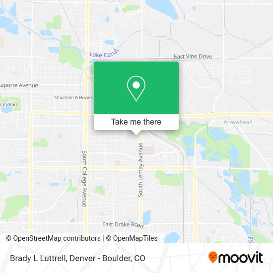 Mapa de Brady L Luttrell