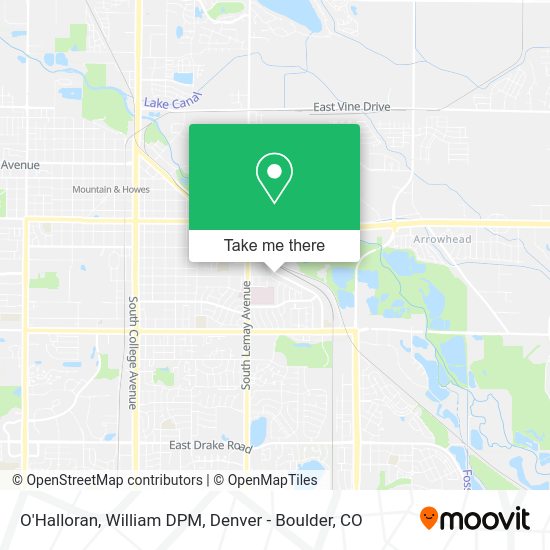 O'Halloran, William DPM map