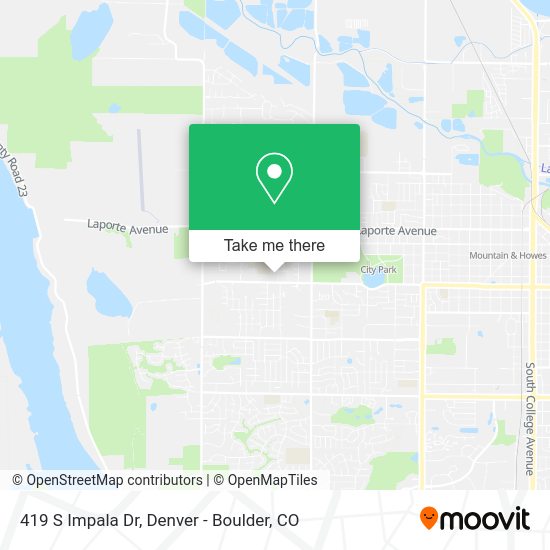 419 S Impala Dr map