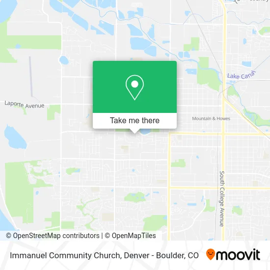 Immanuel Community Church map