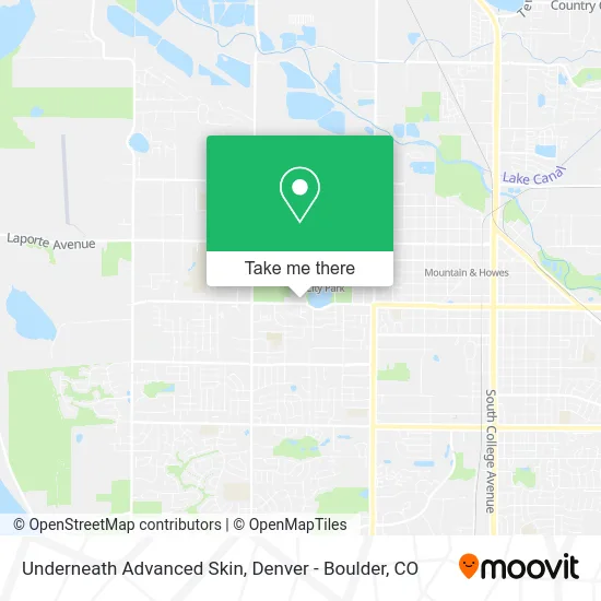 Underneath Advanced Skin map