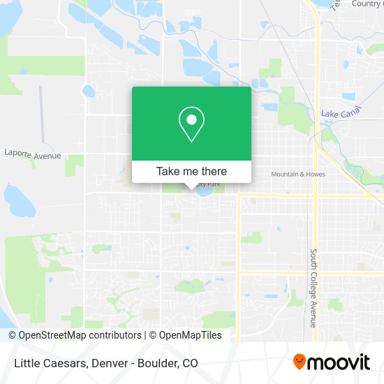 Little Caesars map