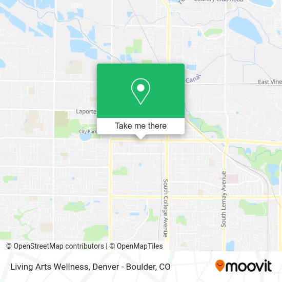 Living Arts Wellness map