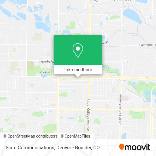 Mapa de Slate Communications