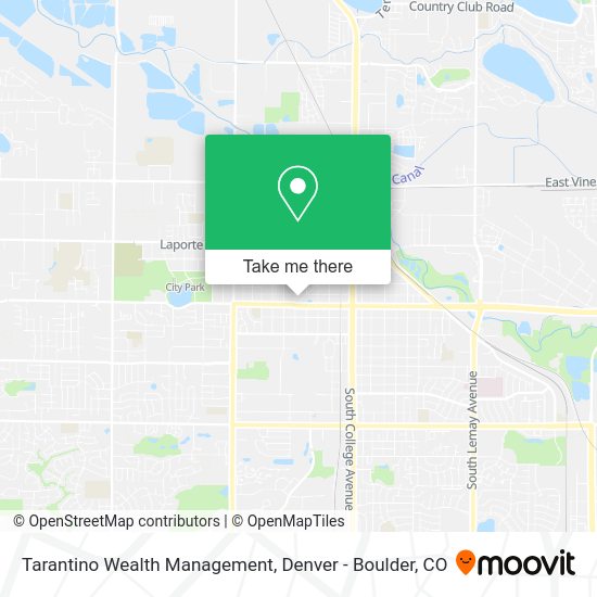 Mapa de Tarantino Wealth Management