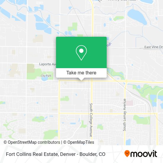 Mapa de Fort Collins Real Estate