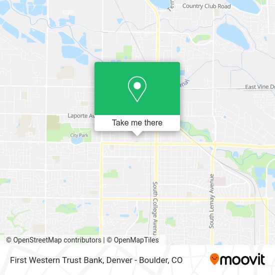 Mapa de First Western Trust Bank