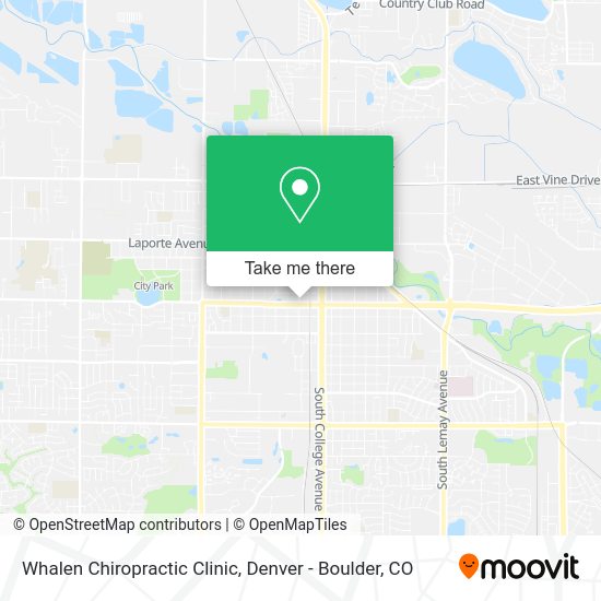 Mapa de Whalen Chiropractic Clinic