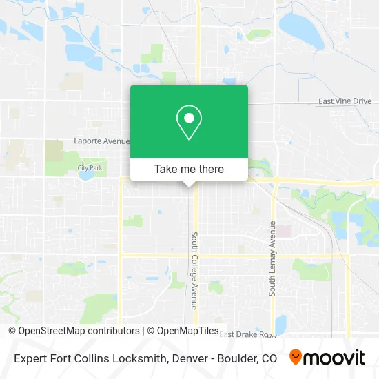 Expert Fort Collins Locksmith map