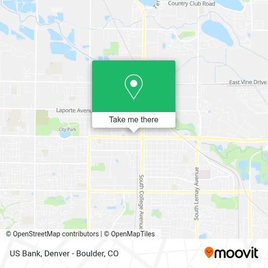 US Bank map