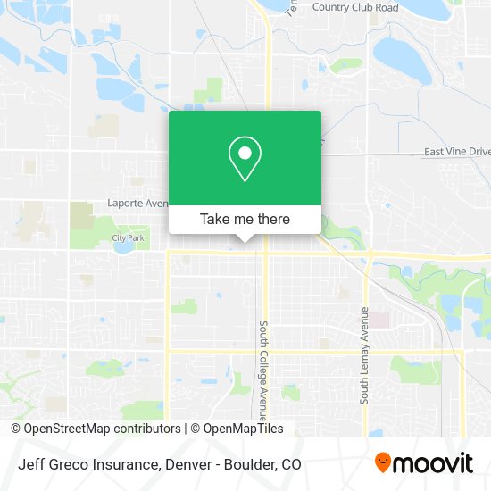 Mapa de Jeff Greco Insurance