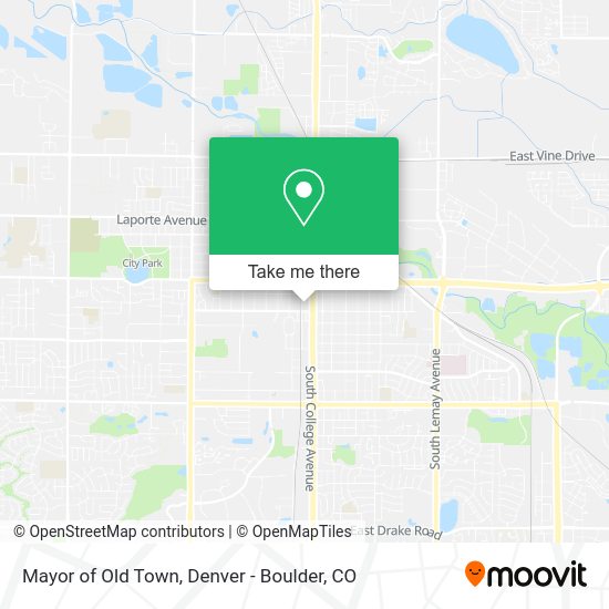 Mayor of Old Town map