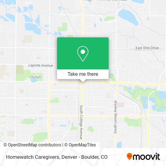 Mapa de Homewatch Caregivers