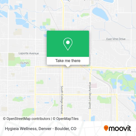 Hygieia Wellness map